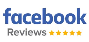Facebook five-star review badge showing King Charles customer satisfaction