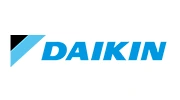 Daikin logo, a trusted HVAC brand partner of King Charles